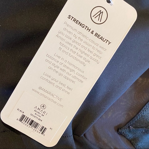 NWT Amari Active Blush Sports Bra size XS - Picture 5 of 9